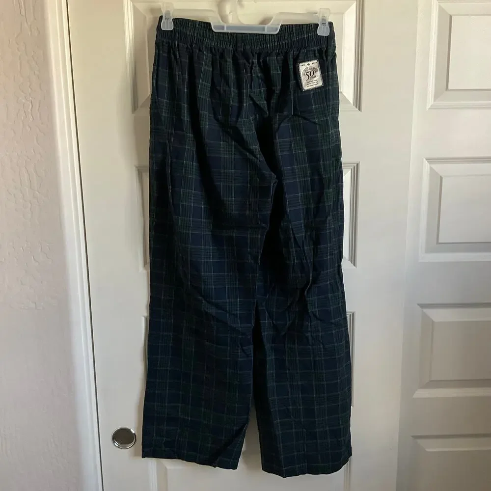 Adidas Men’s 50th Anniversary‎ Baggy Flannel Lounge Streetwear Pants - Medium